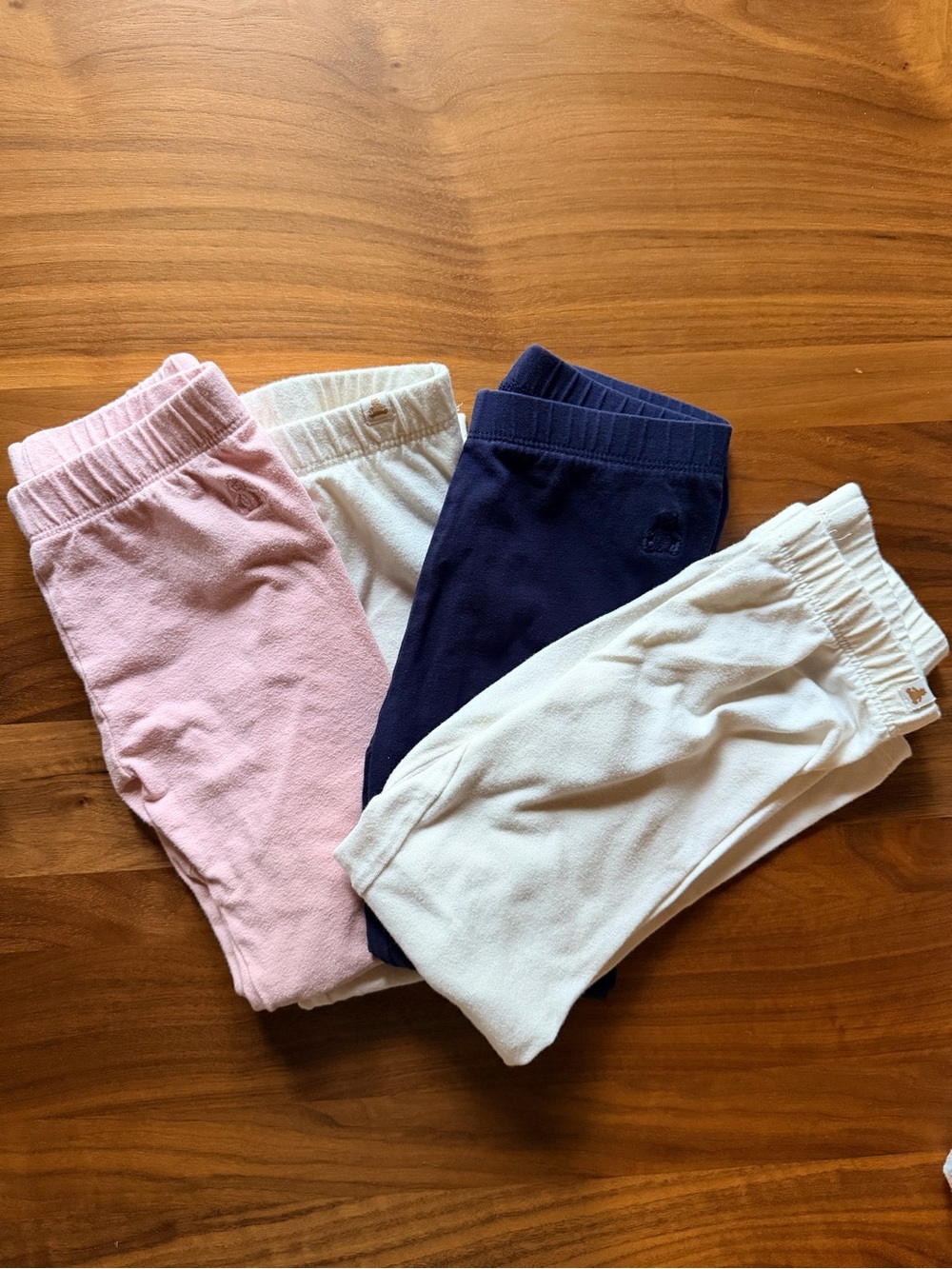 GAP Kids Leggings Bundle - Pink, Navy & Cream